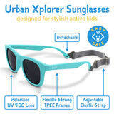 Size M (2-6 years): Jan & Jul Urban Xplorer Sunglasses - White