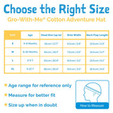 Size S (0-6m): Jan & Jul Cotton Xplorer Hat - TIGER