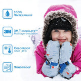 Size M (4-6): Jan & Jul Woodland Waterproof Mittens NEW