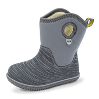 Size 10: Jan & Jul GREY Birch Toasty-Dry Lite Winter Rain Boots NEW