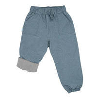 Size 8: Jan & Jul Heather Grey Cozy-Dry (Fleece Lined) Rain Pants NEW