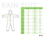 Size 10/11: Oaki Classic Orange Trail 1pc Rain Suit NE