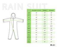 Size 10/11: Oaki Fiery Red Trail 1pc Rain Suit NEW