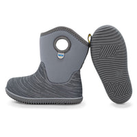 Size 11: Jan & Jul GREY Birch Toasty-Dry Lite Winter Rain Boots NEW
