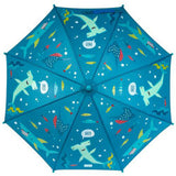 Stephen Joseph Color Changing Umbrella -SHARK NEW