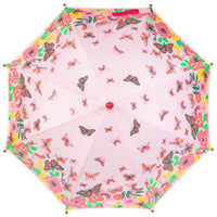 Stephen Joseph Color Changing BUTTERFLY Umbrella NEW