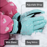Size XL(8-10): Jan & Jul BLACK Waterproof GLOVES NEW