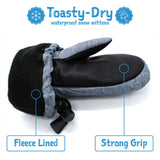 Size S (2-4): Jan & Jul BLACK STAR Waterproof Mittens NEW