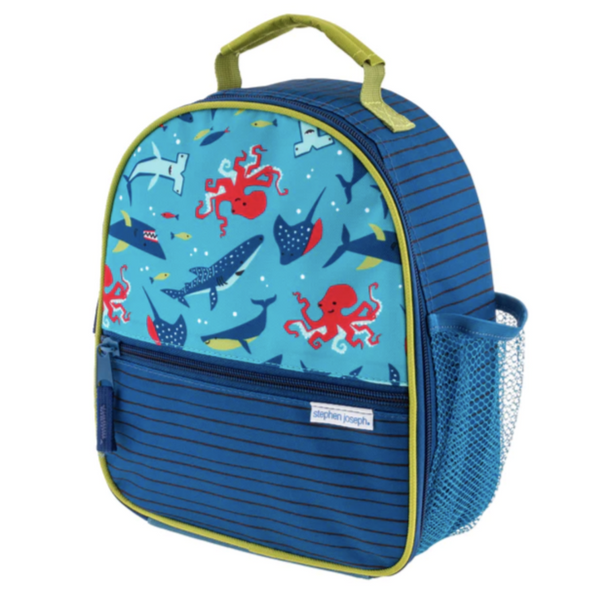 Stephen Joseph All Over Print Lunchbox - SHARK NEW