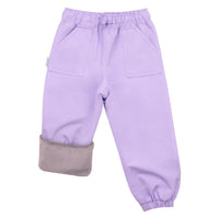 Size 3: Jan & Jul LAVENDER Cozy-Dry (Fleece Lined) Rain Pants NEW