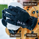 Size M (4-6): Jan & Jul BLACK Waterproof GLOVES NEW