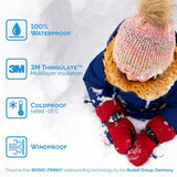 Size S (2-4): Jan & Jul RED Waterproof Mittens NEW