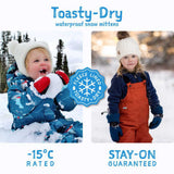 Size XS (NB-2): Jan & Jul BEAR Waterproof THUMBLESS Mittens NEW