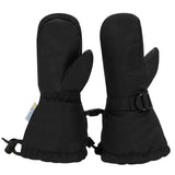 Size M (4-6): Jan & Jul Black Waterproof Mittens NEW