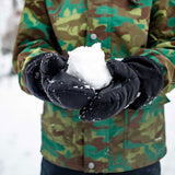 Size M (4-6): Jan & Jul Black Waterproof Mittens NEW