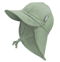 Size XS (0-3m): Jan & Jul Sun Soft Baby Cap - JUNIPER GREEN