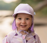 Size S (3-6m): Jan & Jul Sun Soft Baby Cap - LAVENDER