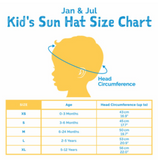 Size M (6-24m): Jan & Jul Aqua Dry Adventure Hat - WATERMELON