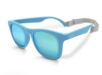 Size S (6m-2y): Jan & Jul Urban Xplorer Sunglasses - SKY BLUE AURORA