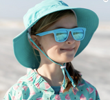 Size S (6m-2y): Jan & Jul Urban Xplorer Sunglasses - SKY BLUE AURORA