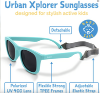 Size S (6m-2y): Jan & Jul Urban Xplorer Sunglasses - FROSTY BLUE Aurora