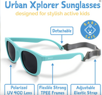 Size M (2-6y): Jan & Jul Urban Xplorer Sunglasses - FROSTY BLUE Aurora