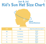 Size L (2-5 years): Jan & Jul Aqua Dry Adventure Hat - PINK STRAWBERRY