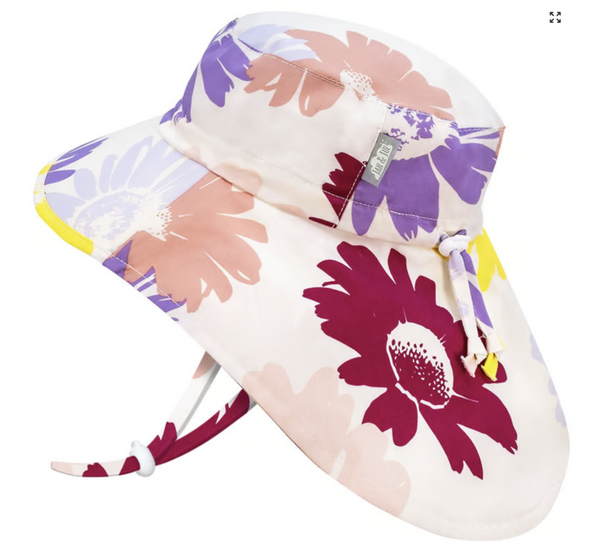 Size L (2-5): Jan & Jul Cotton Adventure Hat - Daisy