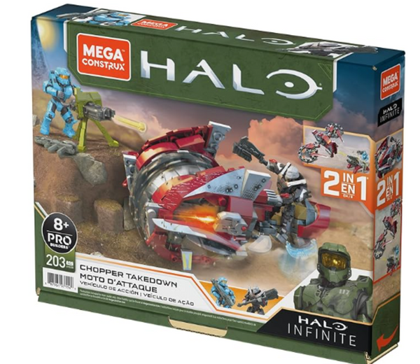 Mega Construx Halo Chopper Takedown 203pc Set