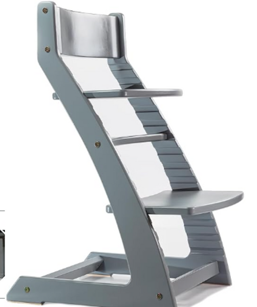 Adjustable Wooden High Chair for Babies and Toddlers