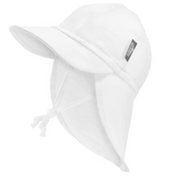 Size XS (0-3m): Jan & Jul Sun Soft Baby Cap - WHITE