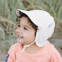 Size XS (0-3m): Jan & Jul Sun Soft Baby Cap - WHITE