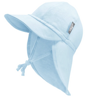 Size M (6-24): Jan & Jul Sun Soft Baby Cap - BLUE