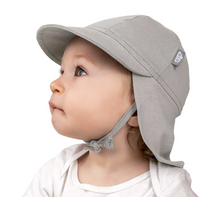 Size XS (0-3m): Jan & Jul Sun Soft Baby Cap - GREY