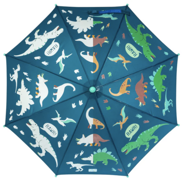 Stephen Joseph DINO Color Changing Umbrella NEW