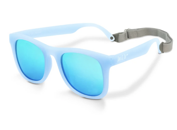 Size M (2-6y): Jan & Jul Urban Xplorer Sunglasses - FROSTY BLUE Aurora