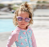 Size S (6m-2y): Jan & Jul Urban Xplorer Sunglasses - FROSTY LAVENDER Aurora