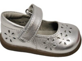 Size 3: See Kai Run Ginger II, SILVER Mary Jane Shoes NEW