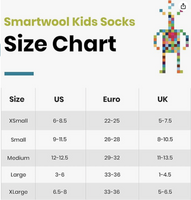 Size M (12-2.5): Smartwool Kids' HIKE Crew Chestnut Stripes Full Cushion NEW Socks