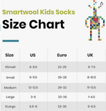 Size M (12-2.5): Smartwool Kids' WINTERSPORT Twilight Blue Bear Full Cushion Over the Calf NEW Socks