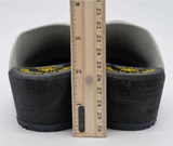 Size 3.5Y (35): Torpatoffeln BLUE HYDRANGEA Clogs- NEW