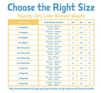 Size 3Y: Jan & Jul NAVY FOREST Birch Toasty-Dry Lite Winter Rain Boots NEW