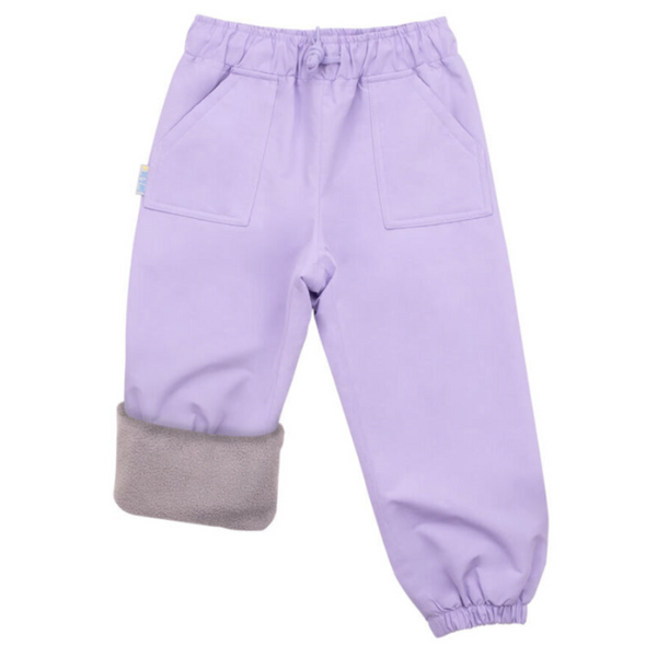 Size 8: Jan & Jul LAVENDER Cozy-Dry (Fleece Lined) Rain Pants NEW