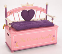 Levels Of Discovery Princess Toy Box Wooden Bench