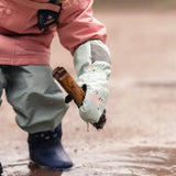 Size S (2-4): Jan & Jul MINTY FOREST Waterproof RAIN Mittens NEW