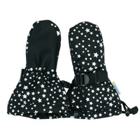 Size XS (NB-2): Jan & Jul BLACK STAR Waterproof Thumbless Mittens NEW