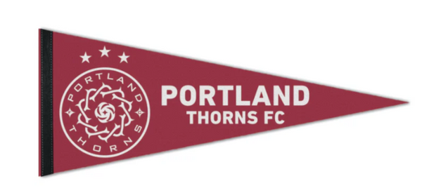 WinCraft Red/White Portland Thorns Pennant Flag - New w/ Tags