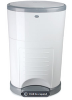 Dekor Deluxe White Diaper Pail