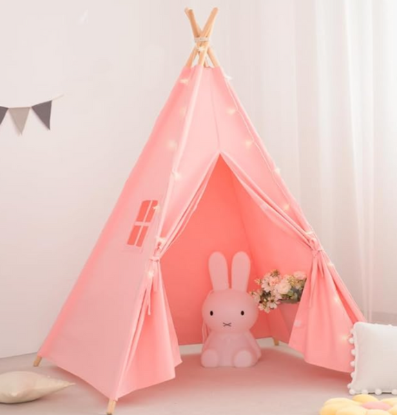 Pink Canvas Play Tent