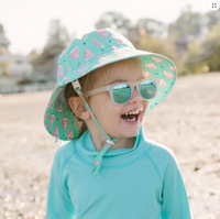 Size S (6m-2y): Jan & Jul Urban Xplorer Sunglasses - FROSTY MINT Aurora